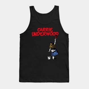 carrie underwood red paint Tank Top